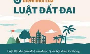 Những điểm mới quan trọng trong Luật Đất Đai (sửa đổi)
